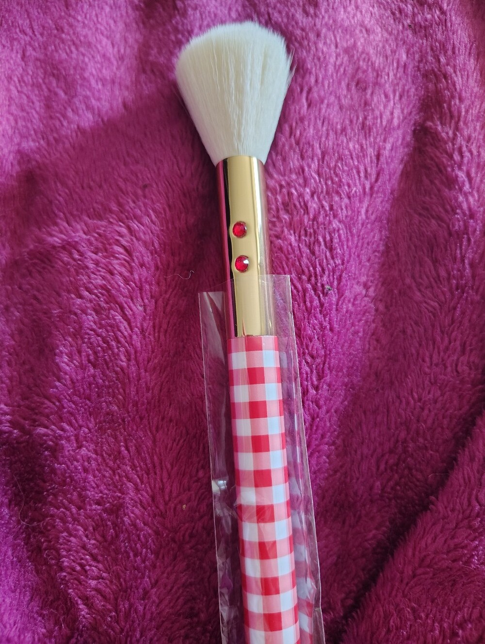 SLMISSGLAM Gingham Face Brush - Picture 3 of 4